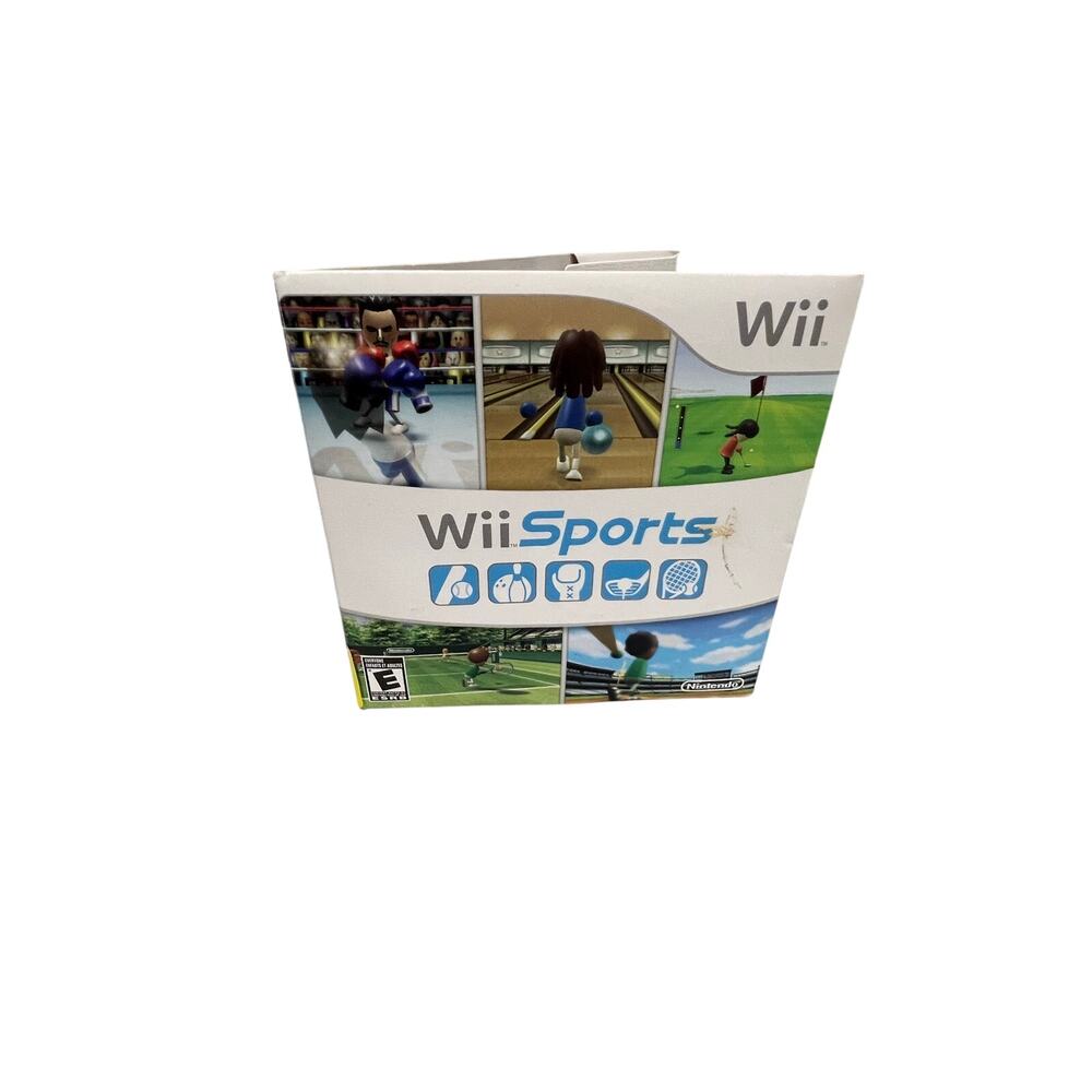 Nintendo Wii Sports 2006 Original Cardboard Sleeve Disc Tested Working